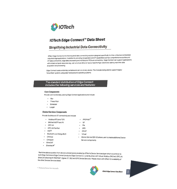 Edge Connect Datasheet | IOTech Systems