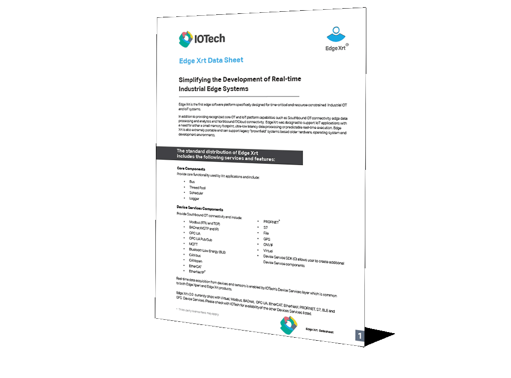 Edge Xrt Datasheet | IOTech Systems