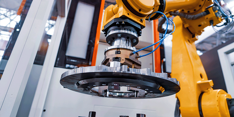 Manufacturing, industrial machinery in a factory. Industry 4.0 | IOTech Systems