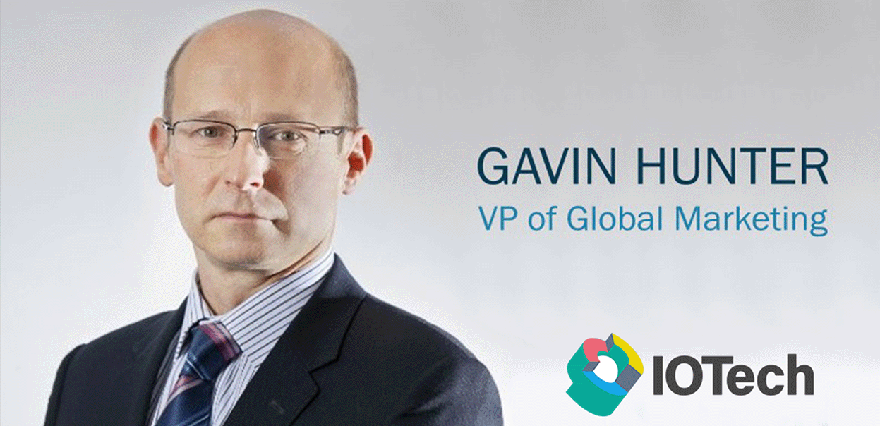 IOTech names Gavin Hunter as VP of Global Marketing